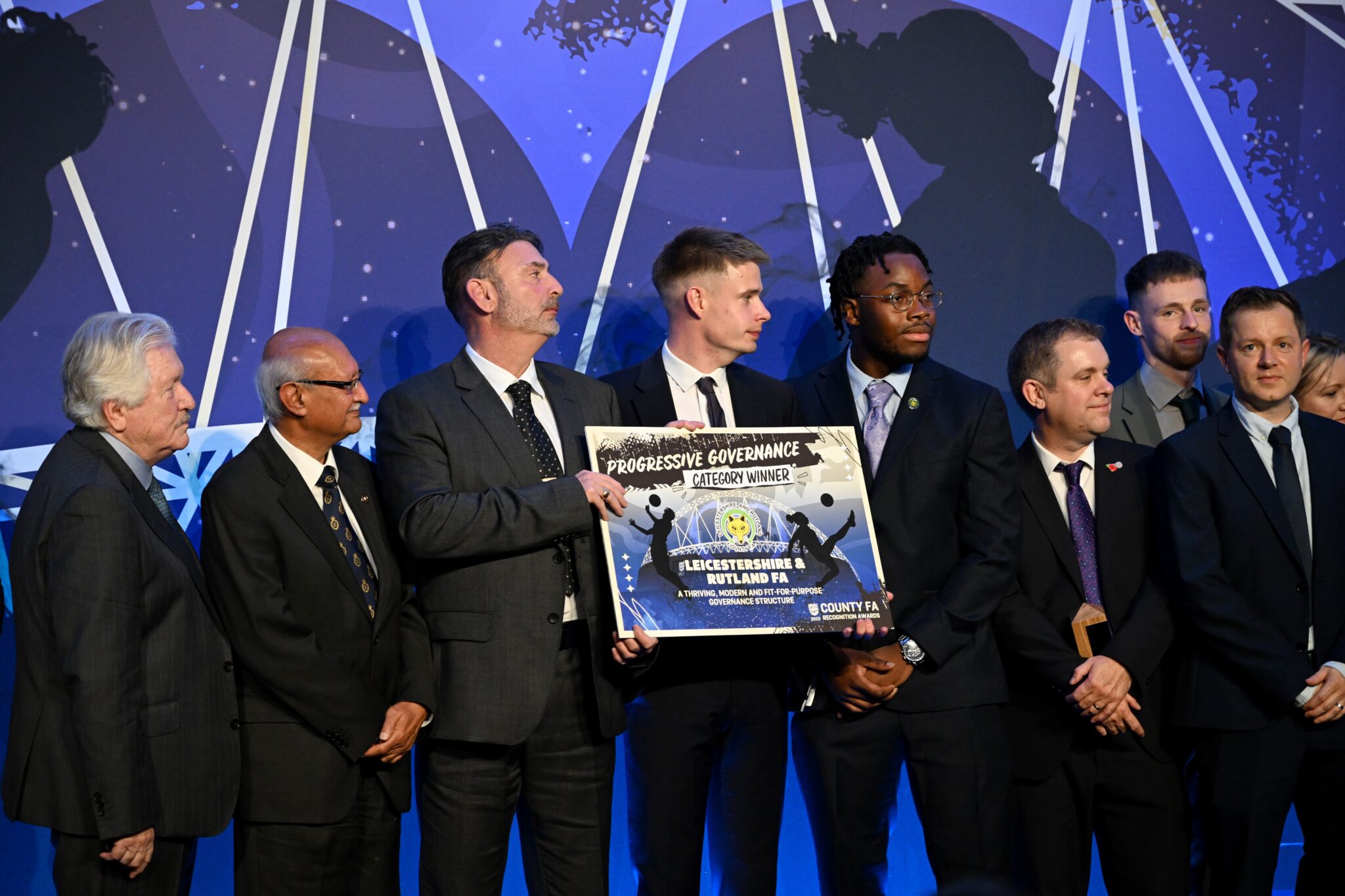 Pictured with the award